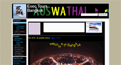 Desktop Screenshot of exectoursbkk.thaibis.com